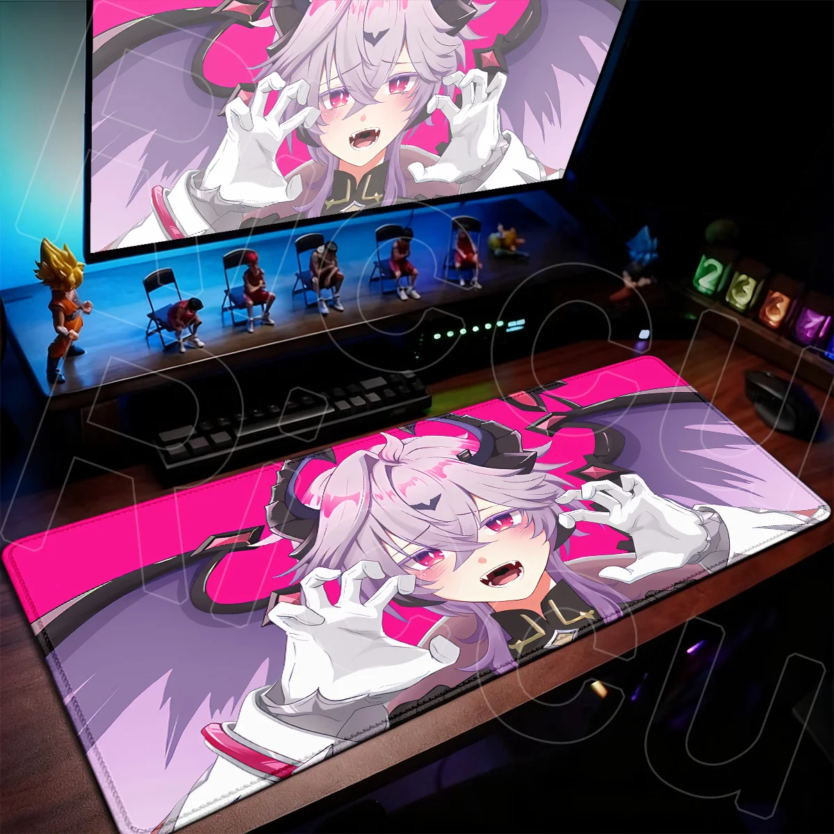 900x400mm Gaming Carpet Non-slip Office Keyboard Mats New Hot Genshin Impact Desk Rug Anime Cool Durin Washable Laptop Mouse Pad