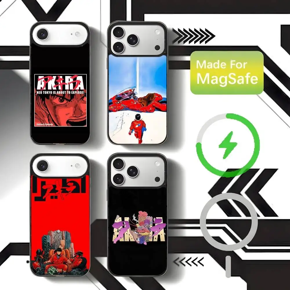 

Anime AKIRA Red Cool Phone Case For iPhone 17,16,15,14,13,12,11,Pro,Max,Plus,Mini,SE4,E Magnetic Magsafe Wireless Charging
