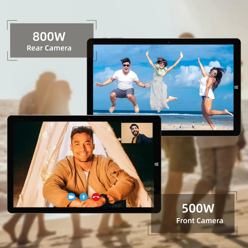 Tablet Windows 10 de 10,1 Polegadas 64 bits, 8GB de RAM, 128GB de ROM, Intel Atom x5-Z8350 Quad Core, 1920x1200 IPS, WIFI, Câmera Dupla, 1 Porta USB 3.0