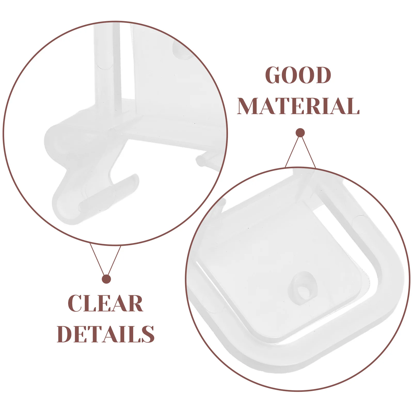 100 قطعة مقاطع القناة البلاستيكية واضح الرف حاملي بطاقات سوبر ماركت الإعلان كليب بطاقة قبضة لرفوف المتجر