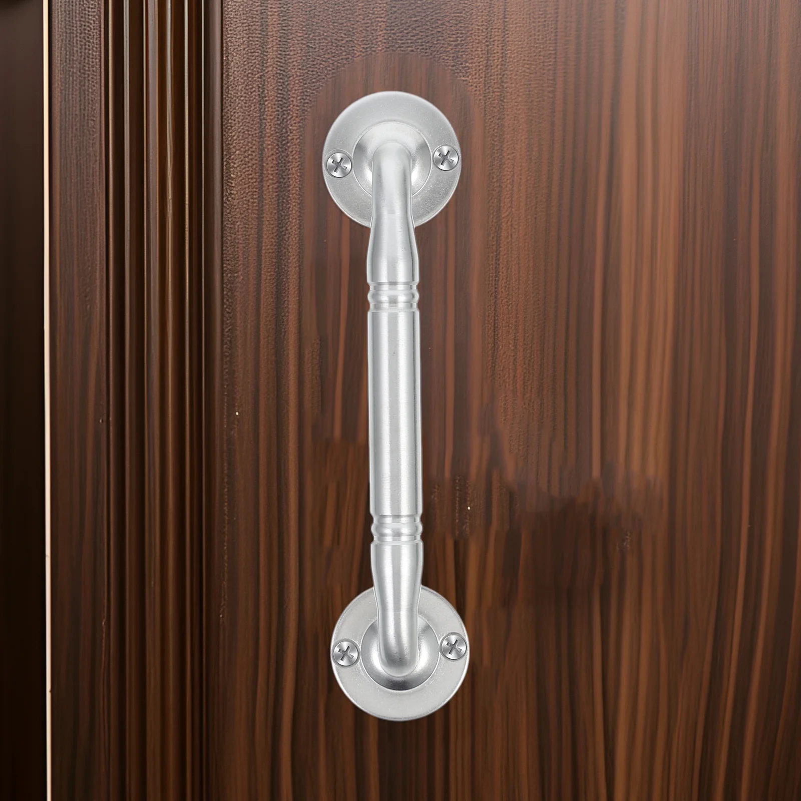 باب خشبي مزدوج، مقبض من الفولاذ المقاوم للصدأ، مثبت على السطح، سهل التركيب، سحب باب أمان مناسب لسبائك الألومنيوم الحديدية الرئيسية #1