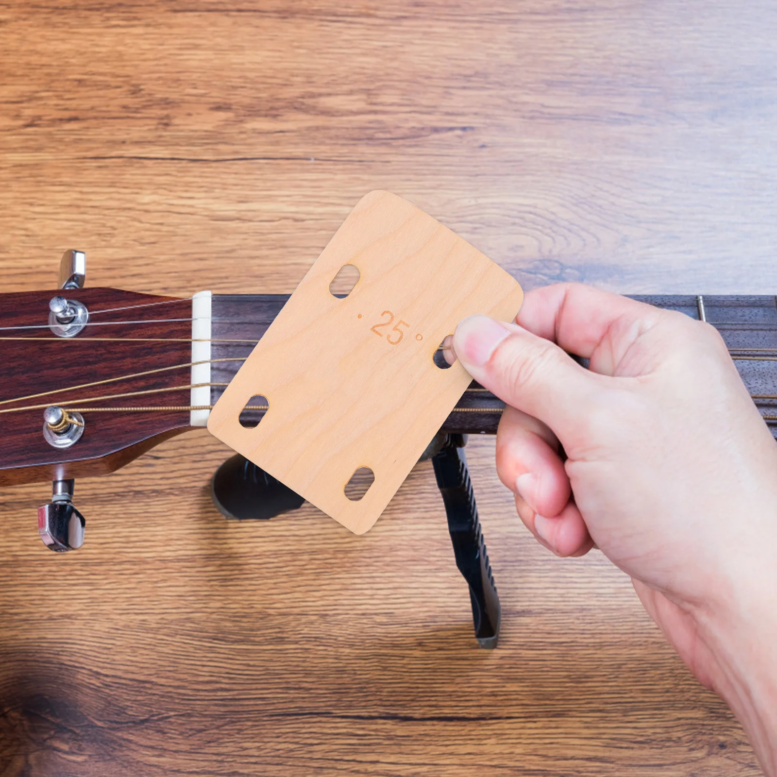 

3Pcs Maple Guitar Head Veneer Durable Solid Wood Neck Plate Replacement Guitar Accessories Luthier Repair Supplies