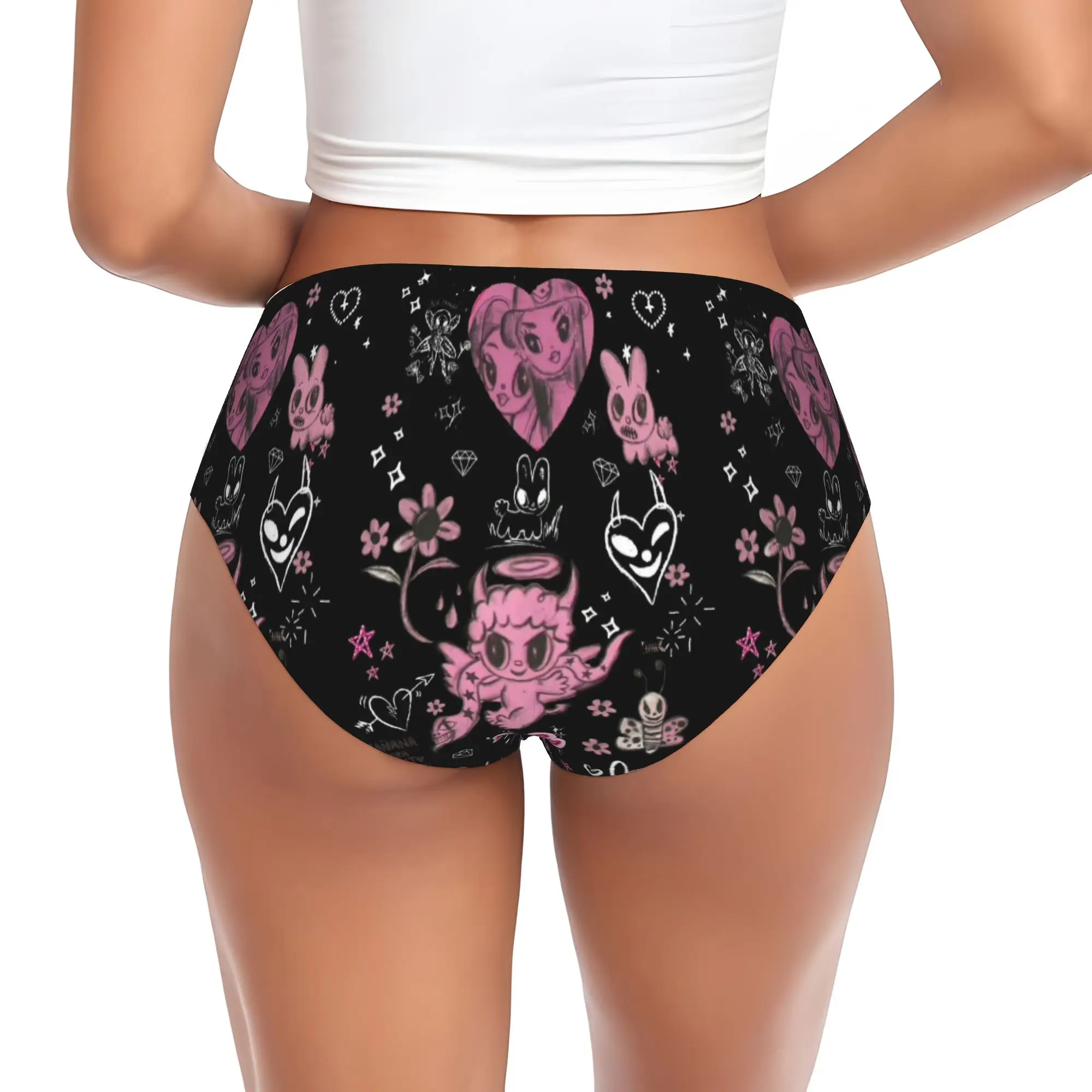 Custom Womens Singer Karol G Panties Breathable  Briefs Underwear