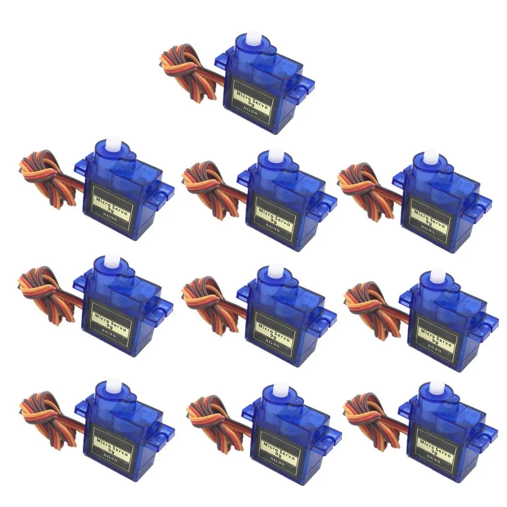 SG90 9G servo motor replaces the 180-degree and 360-degree servo motor robot gimbal SU27KT with servo motor.