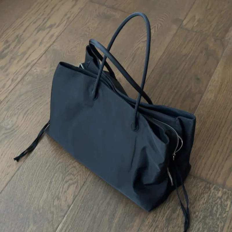 

Простая большая сумка, нейлоновая водонепроницаемая сумка большой емкости с несколькими отделениями для компьютера, легкая спортивная сумка, дорожная сумка на плечо для багажа