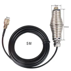 Antenna mount Mobile Car radio Stainless Steel Spring Mount with 5m Extension Coaxial Feeder Cable PL259 UHF Connector