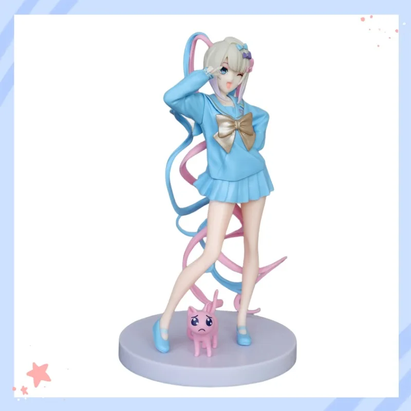 فتاة المحتاجة جرعة زائدة أنيمي الشكل المنبثقة موكب كانجيل PVC جمع نموذج kawaii الشكل عيد ميلاد اللعب