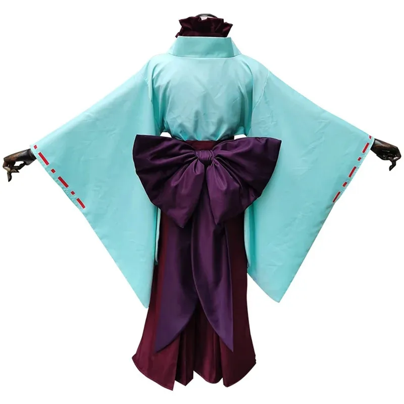 Cyanime jibaku shounen banheiro vinculado hanako kun akane kwai cosplay traje japonês quimono uniformes festa de halloween traje bruxa