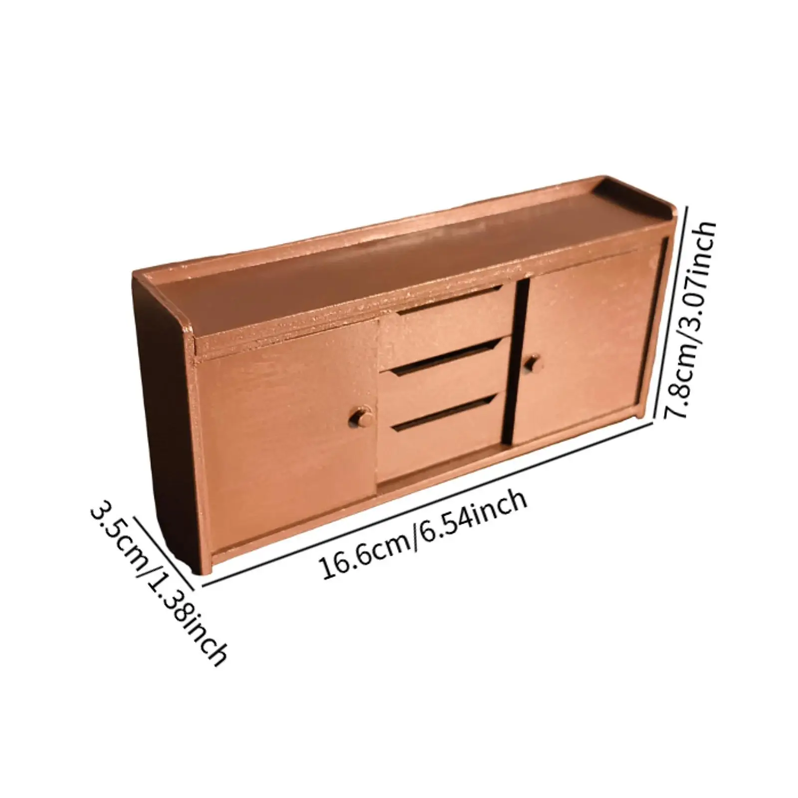 Armoire de rangement Miniature pour maison de poupée 1:12, pour jouets de simulation, maison de poupées