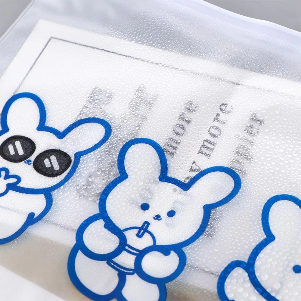 Transparente Bear Pen Case para Aprender Papelaria, Saco De Armazenamento De Documentos, Pasta De Papel De Teste, Pasta De Arquivo, Estojo De Lápis