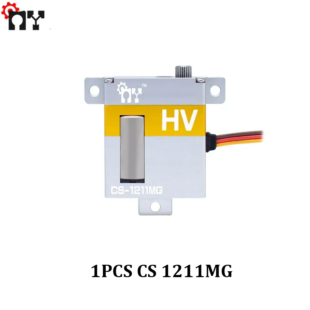 

Новый MYServo CS-1211MG 7,4 В 11 кг DS-0211MG 6,0 В 8,0 кг Титановые шестерни Бессердечный цифровой сервопривод для вертолетов и деталей радиоуправляемой модели