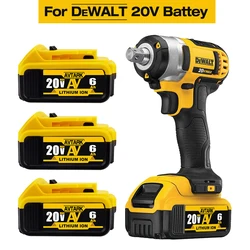 For dewalt 20V 6.0Ah Rechargeable battery for Dewalt Cordless screwdriver drill Screw gun wrench impact batteries DCB200 DCD790