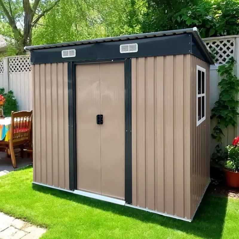 Outdoor simple tool room, garden, courtyard, storage room, outdoor movable metal room, assembled house, movable board room