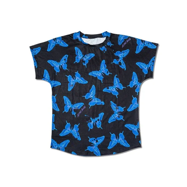 Adult and Children's Millennium Fantasy Butterfly 3D Print Harajuku Style Y2K Short Sleeve Casual Sports T-Shirt
