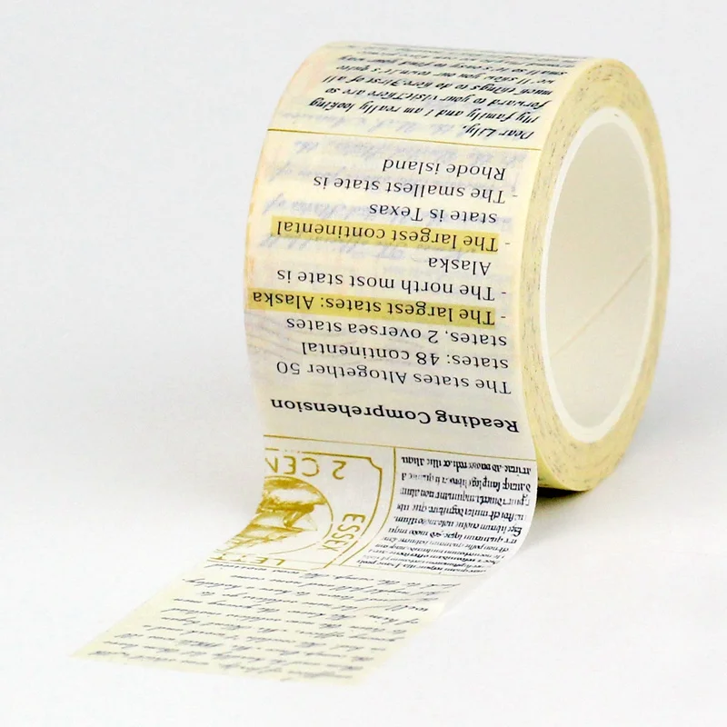 

NEW 1PC. 10M Decor Vintage Mailing 30mm Wide Washi Tape Scrapbooking Journal Adhesive Stickers Masking Tape Cute Stationery