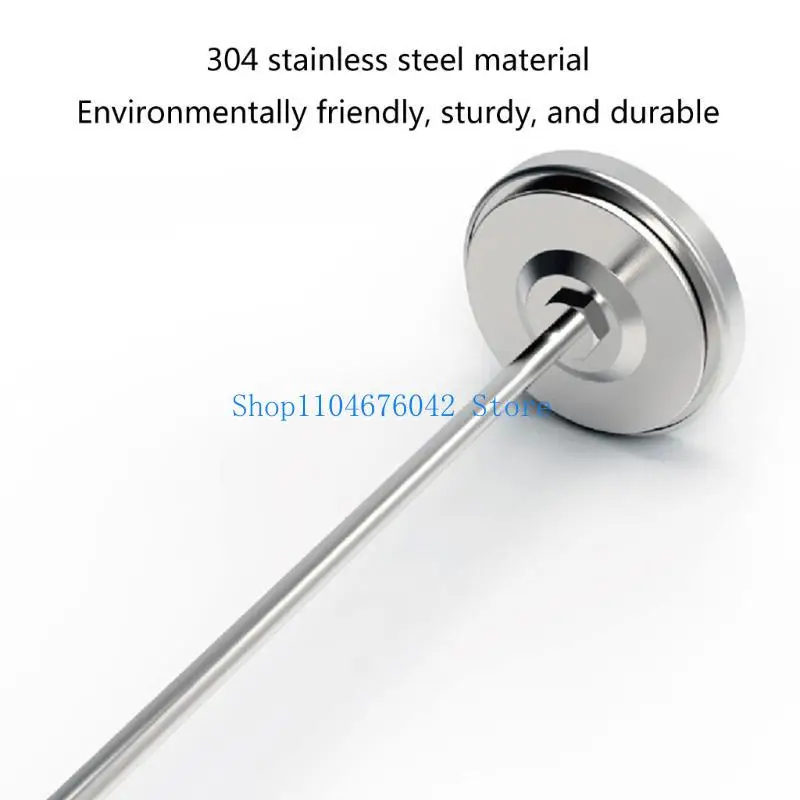 652F Soil Thermometer, Long Stem, Waterproof, for  and Transplanting Garden Temperature Measurement 10~76°C