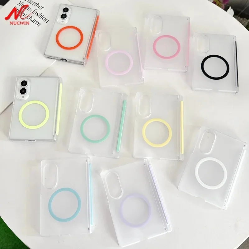 New for Samsung Z Fold 8 Cases Luxury Matte Frosted for Magsafe Case for Samsung Galaxy Z Fold 8 Fold8 PC Shockproof Phone Cover