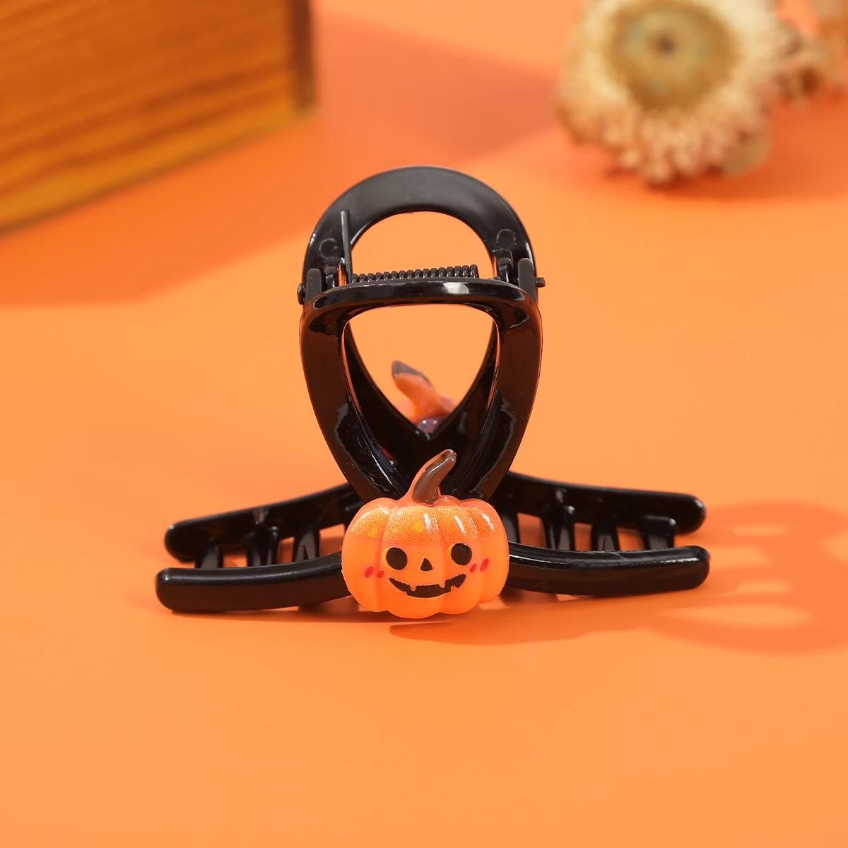 New Halloween Pumpkin Wizard Hat Hair Claws Clips for Women Girls  Funny Holiday Hairgrip Claw Crab Hair Accessories