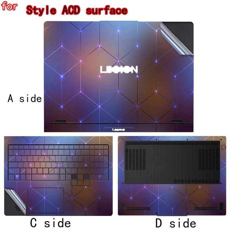 For Lenovo Legion 5 15AHP10/15AKP10 laptop skin film for Legion Pro 5 16ADR10/Pro 7 16AFR10H vinyl sticker protective film