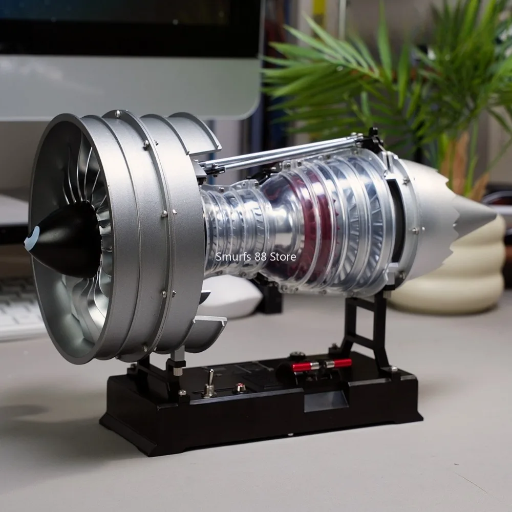 

TECHING Turbofan Engine Full Metal Assembly Kit 300+ Mini Aviation Aircraft Engine Mechanical Model Collection Toys Ornaments