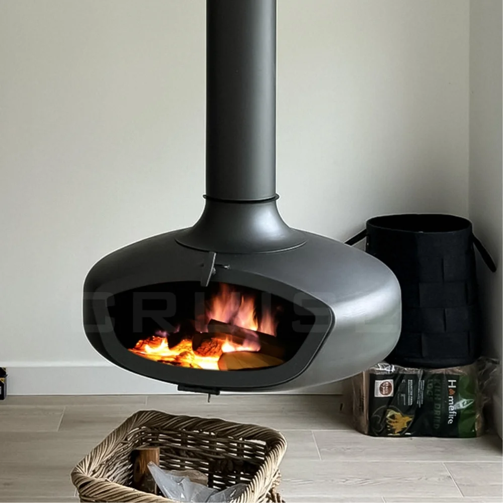 CRUISE Smokeless Wood Stove Ceiling Smokeless Environment-Friendly Indoor Customisable Suspended Fireplace Hanging Fireplace
