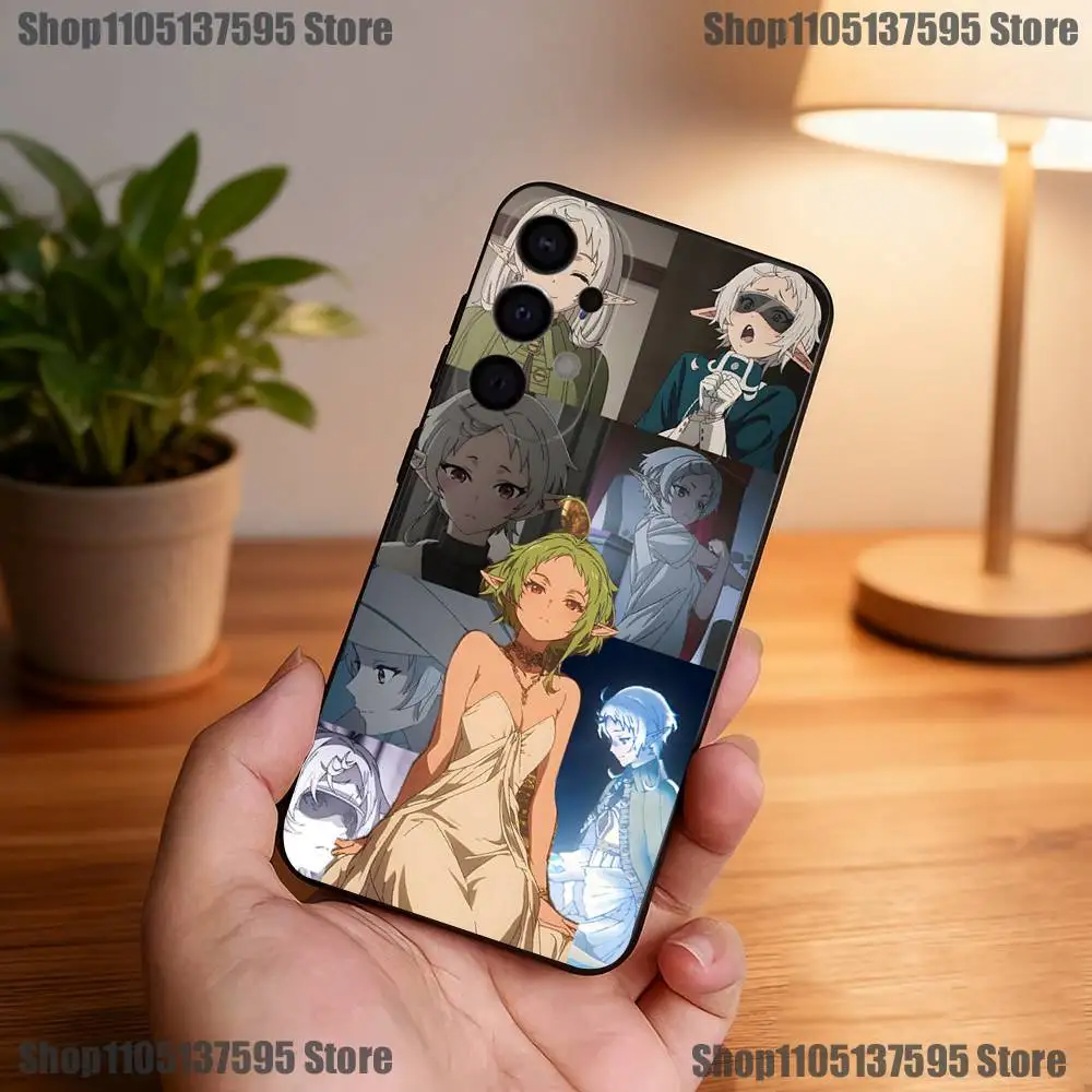 حافظة هاتف Mushoku Tensei التناسخ العاطلين عن العمل لهاتف سامسونج S25، S24، S21، S22، S23، S30، Ultra، S20، Plus، Fe، Lite، 5G غطاء أسود