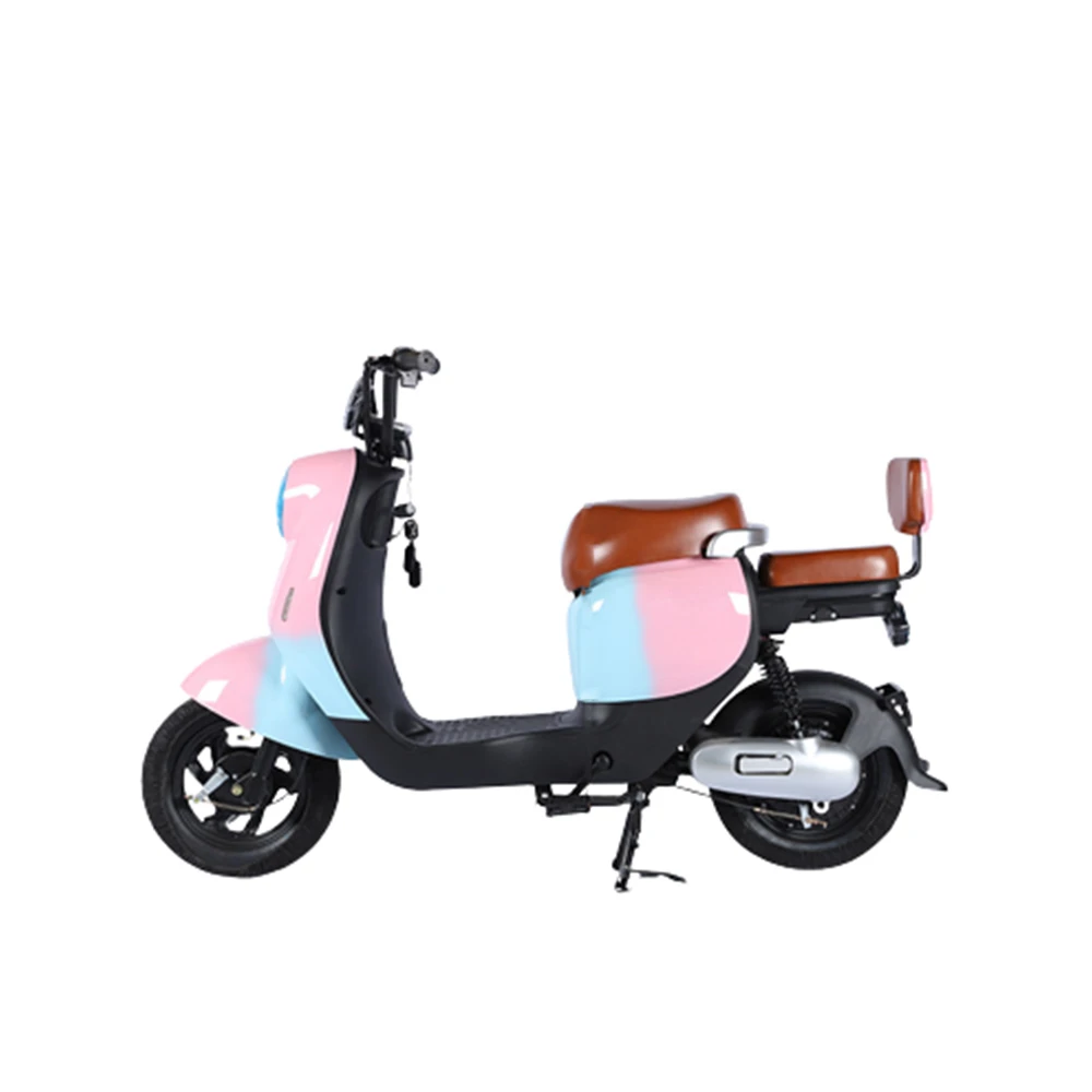 48v20ah Electric Motorcycles 350w Moped Scooter LithiumBattery  Two Rounds Double Shock Absorption