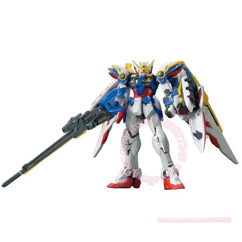 Bandai rg 1/144 XXXG-01W asa gundam ew mão modelo figuras de ação articulações móveis presente aniversário das crianças brinquedo na moda montagem