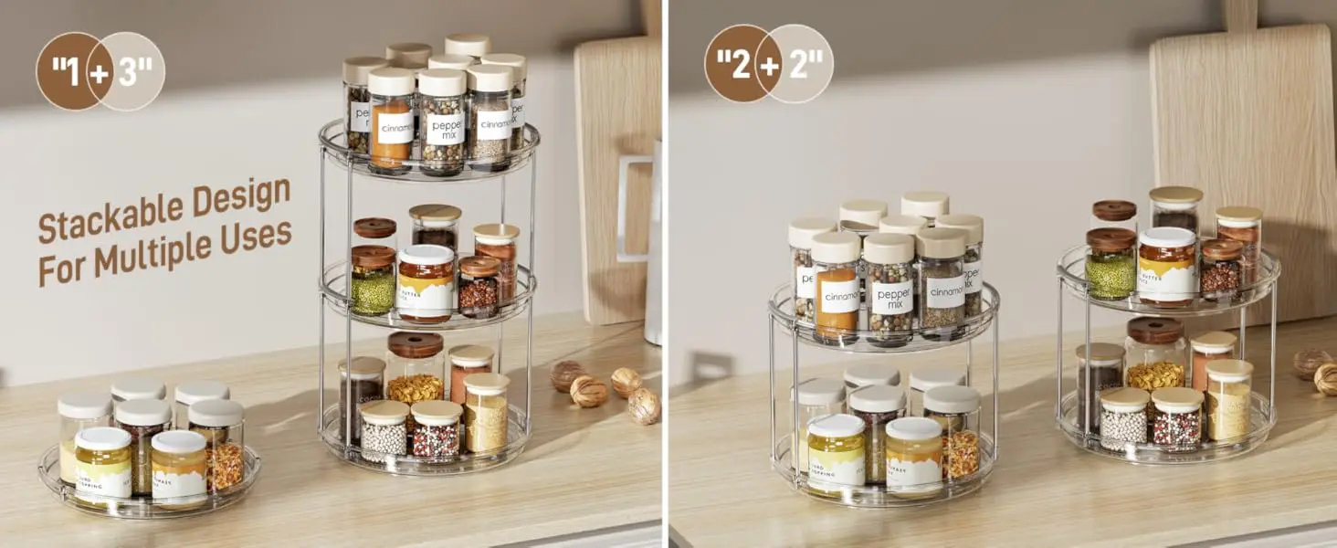 lazy susan spice rack