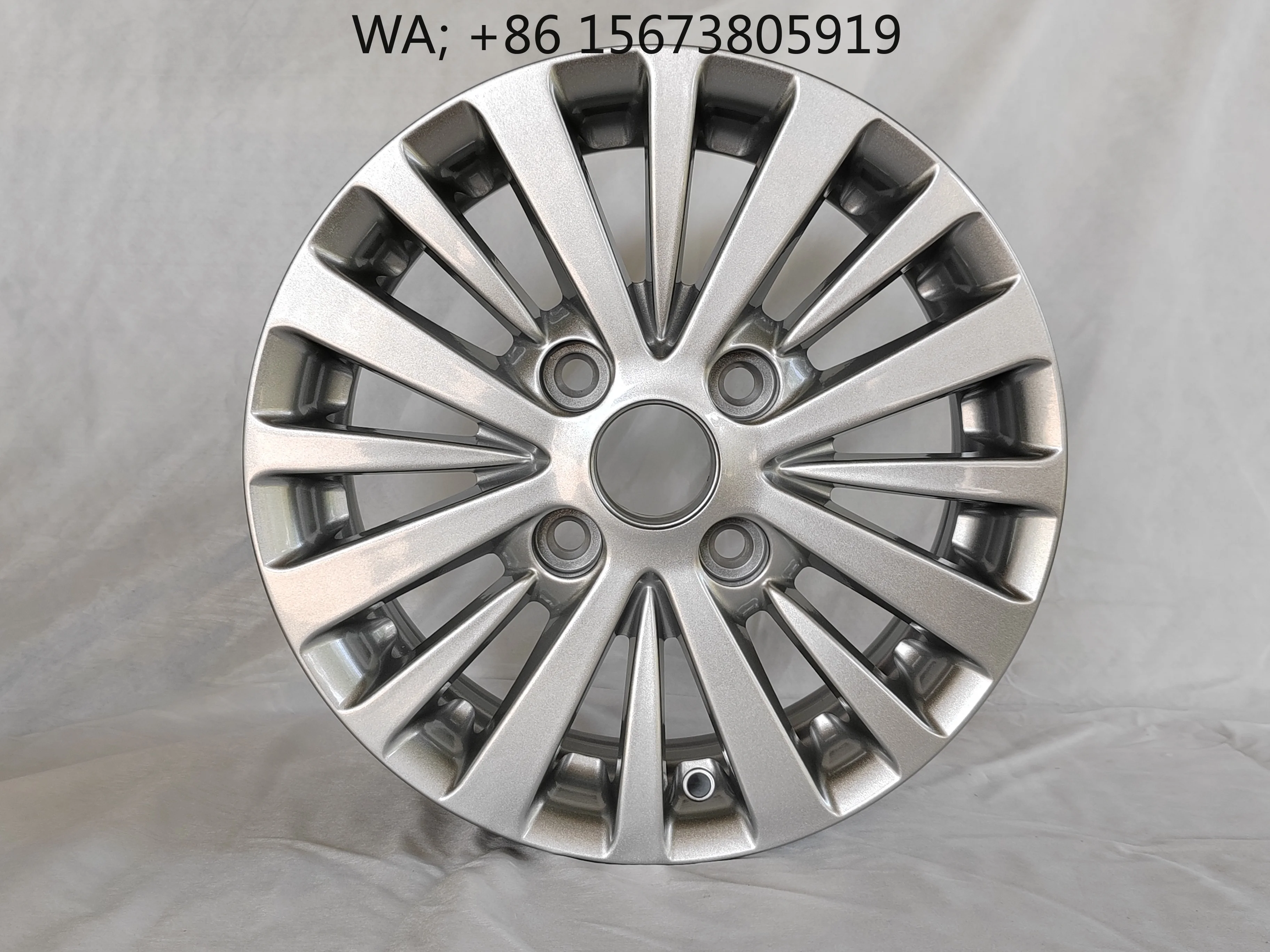

Smooth Union New High-quality 14 Inch Passenger Car Wheels R14x5.5J/PCD4x114.3 Silver Multi-Spoke Aluminium Alloy Wheels
