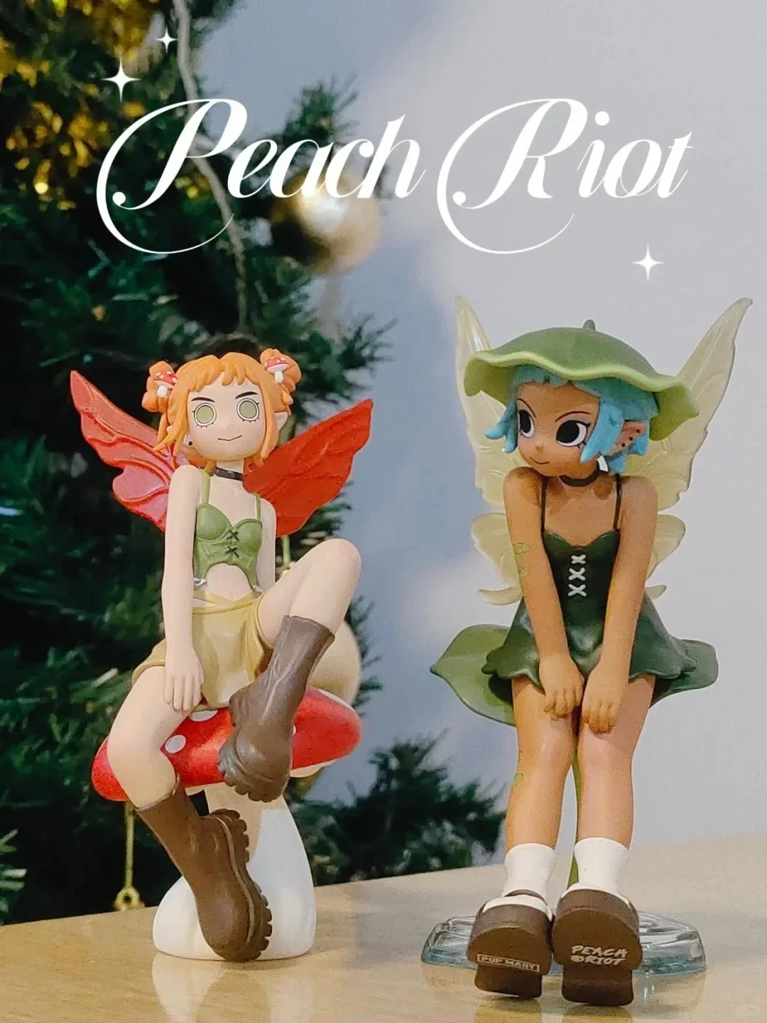 Peach Riot Punk Fairy Second Generation Series Gigi Frankie Poppy Girls Kawaii Figurine Anime Figure Collectible Model Toy