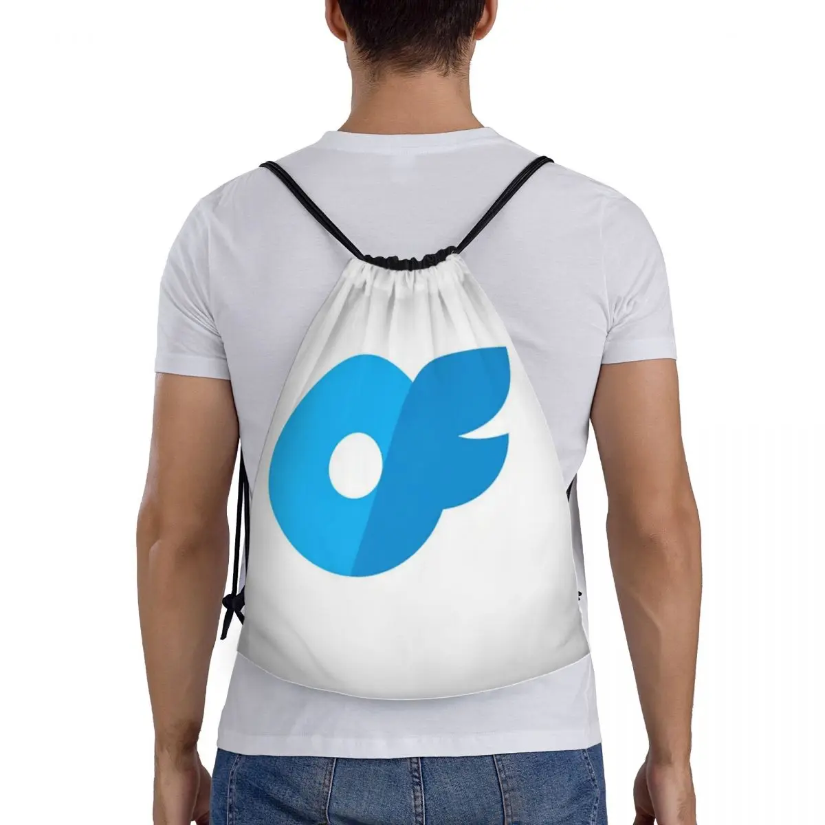 

Onlyfans Logo Backpacks Casual Portable Drawstring Bags Sports Bag Book Bags For Man Woman School