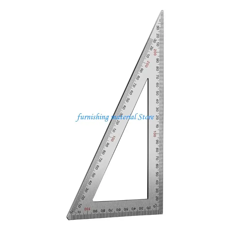 Y5GD 2mm Thick Stainless Steel Carpenter Square Impact Resistant Triangular Ruler