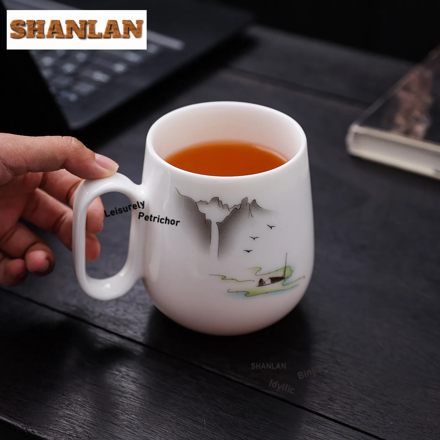 430 مللي لحم الضأن الدهون اليشم الخزف القهوة القدح كابتشينو لاتيه كوب شاي بعد الظهر القدح عصير الفاكهة إبريق الحليب مكتب كوب ماء المقاهي #2