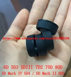 Karet Lingkaran Tombol Mode Panggil Penutup Atas Baru untuk Canon EOS 6D 6D2 5D3 5D4 5DIII 7D2 70D 80D 5D Mark III / 7D Mark II / 6DII 8 kulit canon 6d penjualan terbaik - №