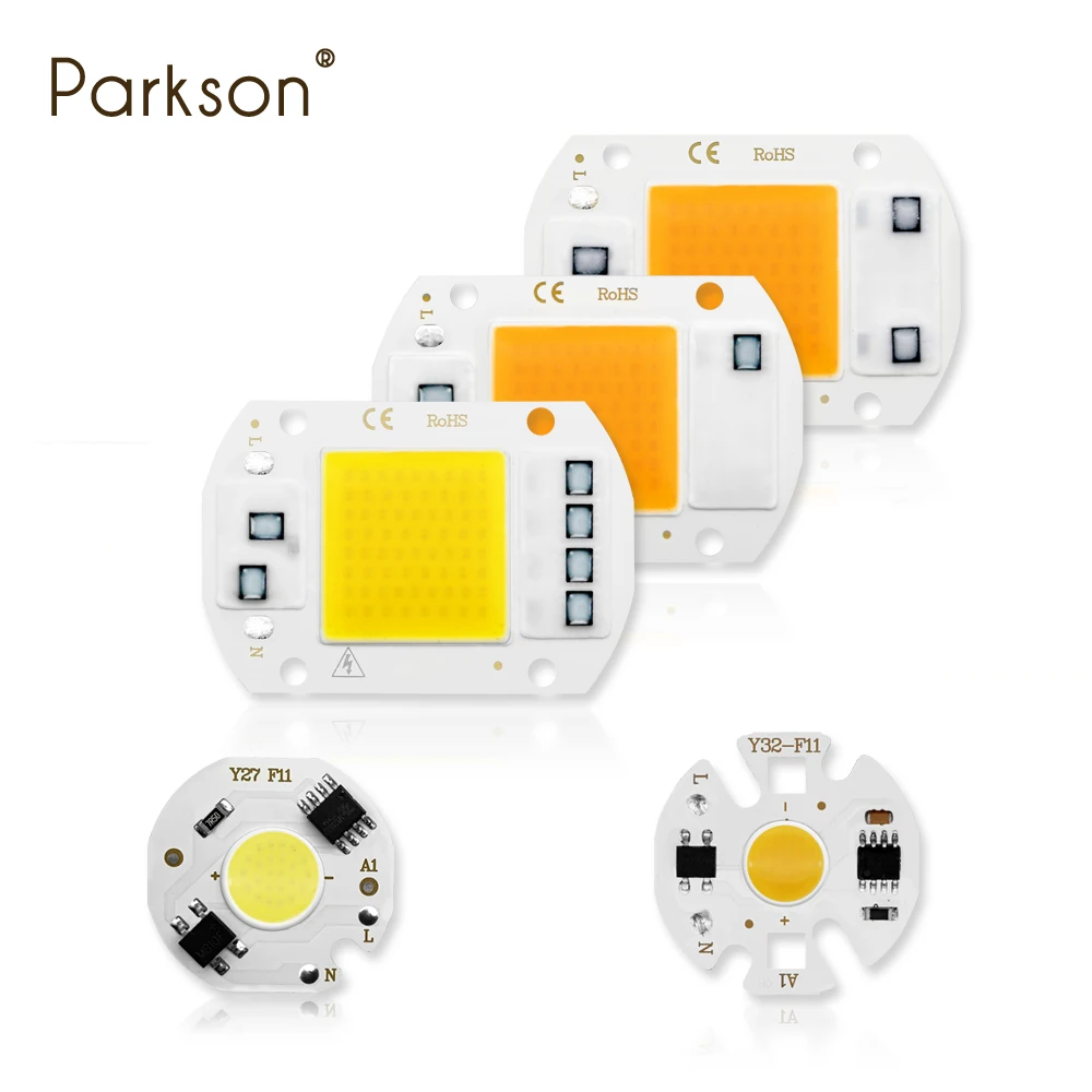 Cob Led مصباح رقاقة 10 واط 20 واط 30 واط 50 واط 220 فولت الذكية Ic لا حاجة سائق 3 واط 5 واط 7 واط 9 واط Led لمبة مصباح ل كشاف ضوء الأضواء Lighting بها بنفسك الإضاءة