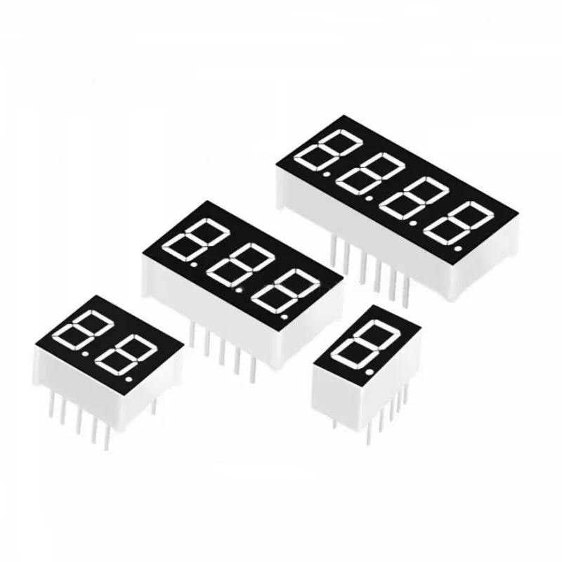 5pcs digital tube 0.28 inches 1/2/3/4 digits common anode/cathode Red highlight Digital Display Tube clock