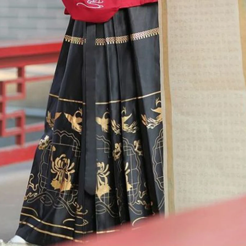 Vestido chinês hanfu feminino, fantasia cosplay, tecelagem oriental, roupas bordadas, trajes de dança, dinastia Ming, outono