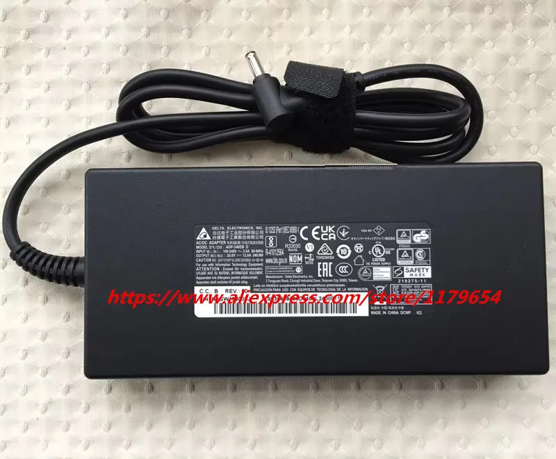 Delta ADP-240EB D AC/DC Adapter 20V 12A 240W Laptop Charger For