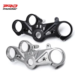 Top upper triple tree steering clampFor Yamaha YZF R6 2008-2016 European version T CNC Aluminum Front Fork Lowering Triple Tree
