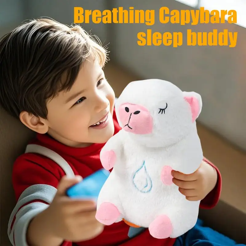 مهدئا التنفس محشوة الحيوان نبضات القلب مهدئا تكبب الحيوان التنفس قضاعة النوم الأصدقاء مع الموسيقى والضوء للطفل الصغير #5