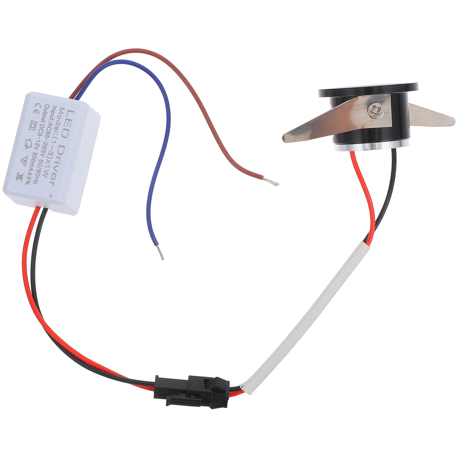 

Mini Recessed LED Ceiling Light 1W Black Warm White 3000K Display Showcase Cabinet Small Efficient Bright