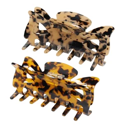 Large Hair Claw Clips Resin Hair Clips for Thick Hair 4.5 Inches Butterfly Tortoiseshell Hair Claws for Women Hair Accessories