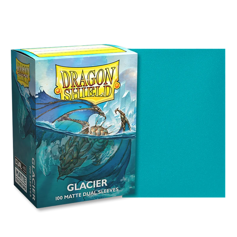 100ct Dragon Shield Dual Matte Tournament Glacier Lighting Crypt Peach Card Sleeves PKM Cards Protector 66x91mm