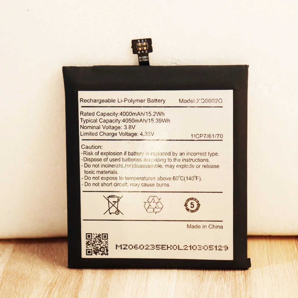 4050mAh Repalcement Battery XQ6602G  For Caterpillar CAT S62 Mobile Phone Battery