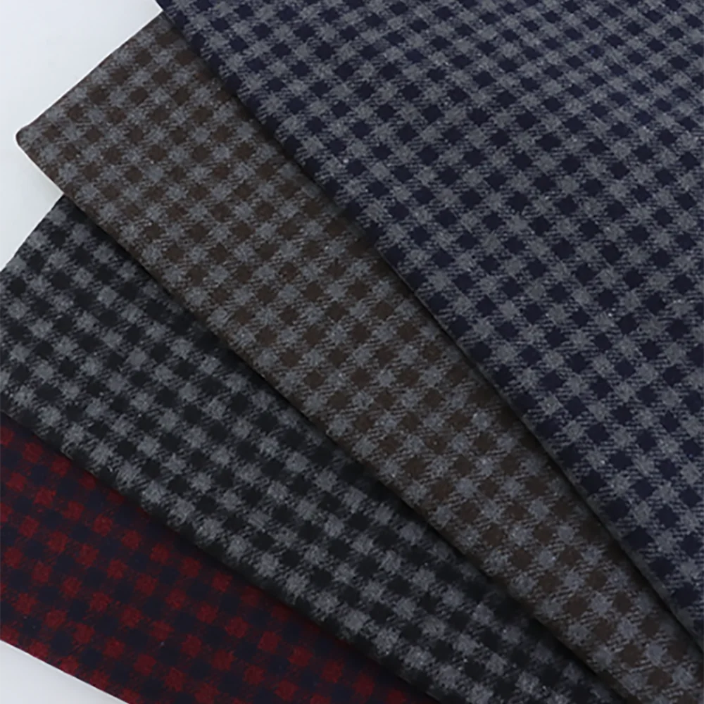 Dames Tartan Wolmix Pak Winter Warm Kantoor 2 Stuks (Blazer + Korte Broek) Op maat gemaakte zakelijke outfit Kantoor Dame Set