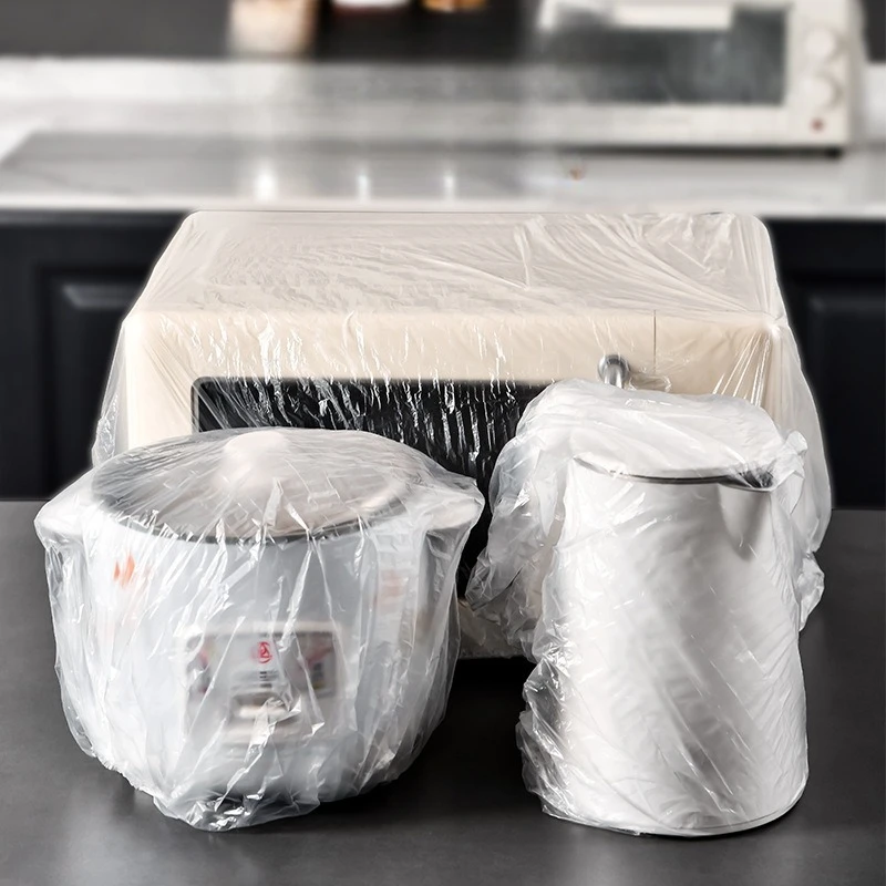 10pcs Dust Cover Heavy Duty Disposable for Home Appliances and Kitchen Baking Trays Versatile High Transparency Film Cover
