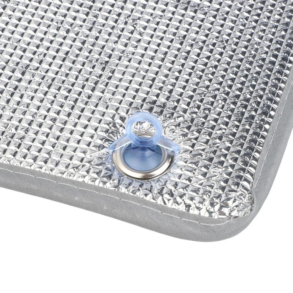 Aluminum Foil Thermal Film for Windows 6mm Thickness with Protective Edge Design and Free Suction Cup Mounting
