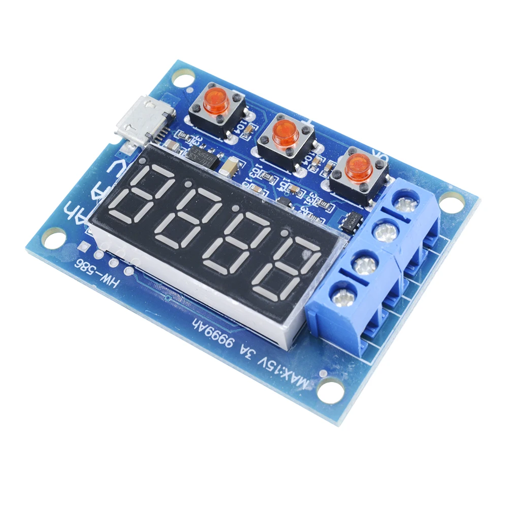 LED Digital Display 18650 Lithium Battery Power Supply Test Resistance Lead-acid Capacity Discharge Meter ZB2L3 Battery Tester