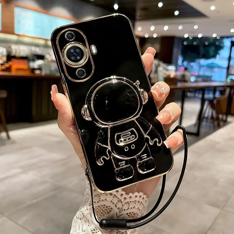 جراب هاتف محمول لهواوي نوفا 12 s 12 lite 12 12 active 11 12i 12 se ، جراب فاخر بتصميم رائد فضاء